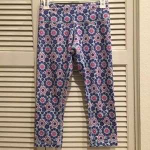 Lululemon Floral Yoga pants